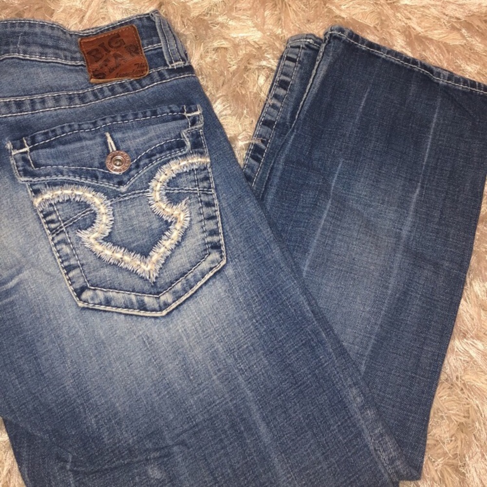 Big Star cropped jeans